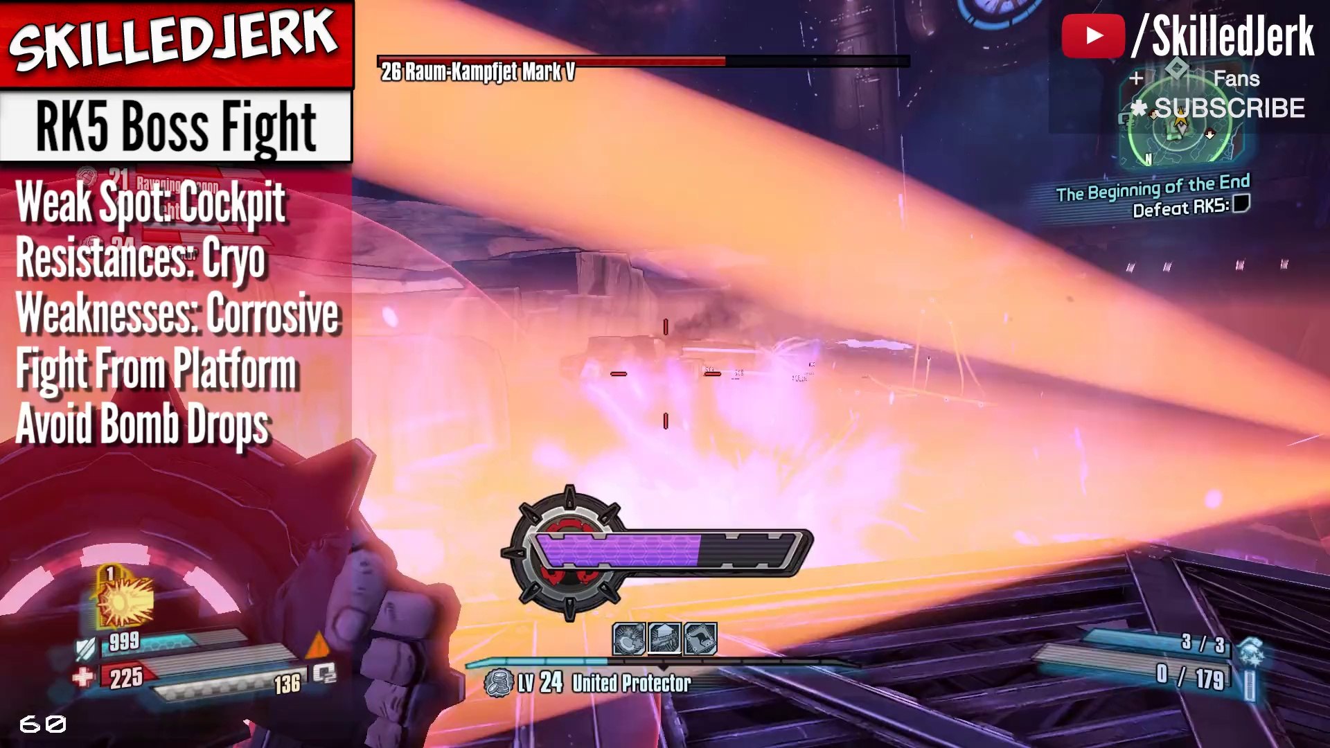RK5 Raum-Kampfjet Mark V Boss Guide - Borderlands Pre-Sequel - video  Dailymotion