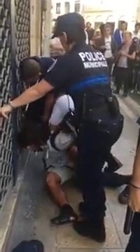 Arrestation d'un homme qui déteste vraiment la police de MONTPELLIER!
