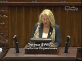 Poseł Teresa Świło - Wystąpienie z dnia 22 pa�dziernika 2014 roku.