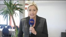 Marine Le Pen, à Calais: 