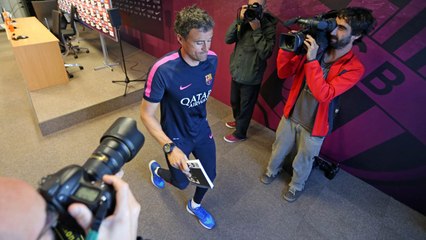 Luis Enrique: "Saldremos con la misma idea futbolística"