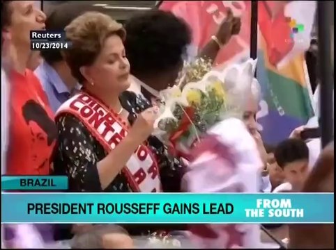 Brazil's Rousseff 8 to 10 points ahead in polls