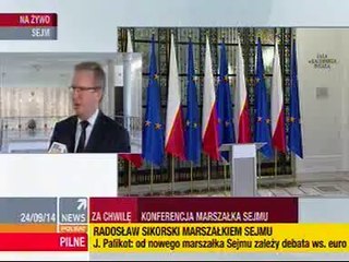 Krzysztof Szczerski krytycznie o nowym marszałku sejmu