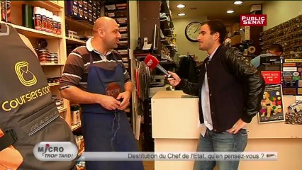 "Au revoir...Au revoir Président" ?  –Président de la République - Micro trop tard