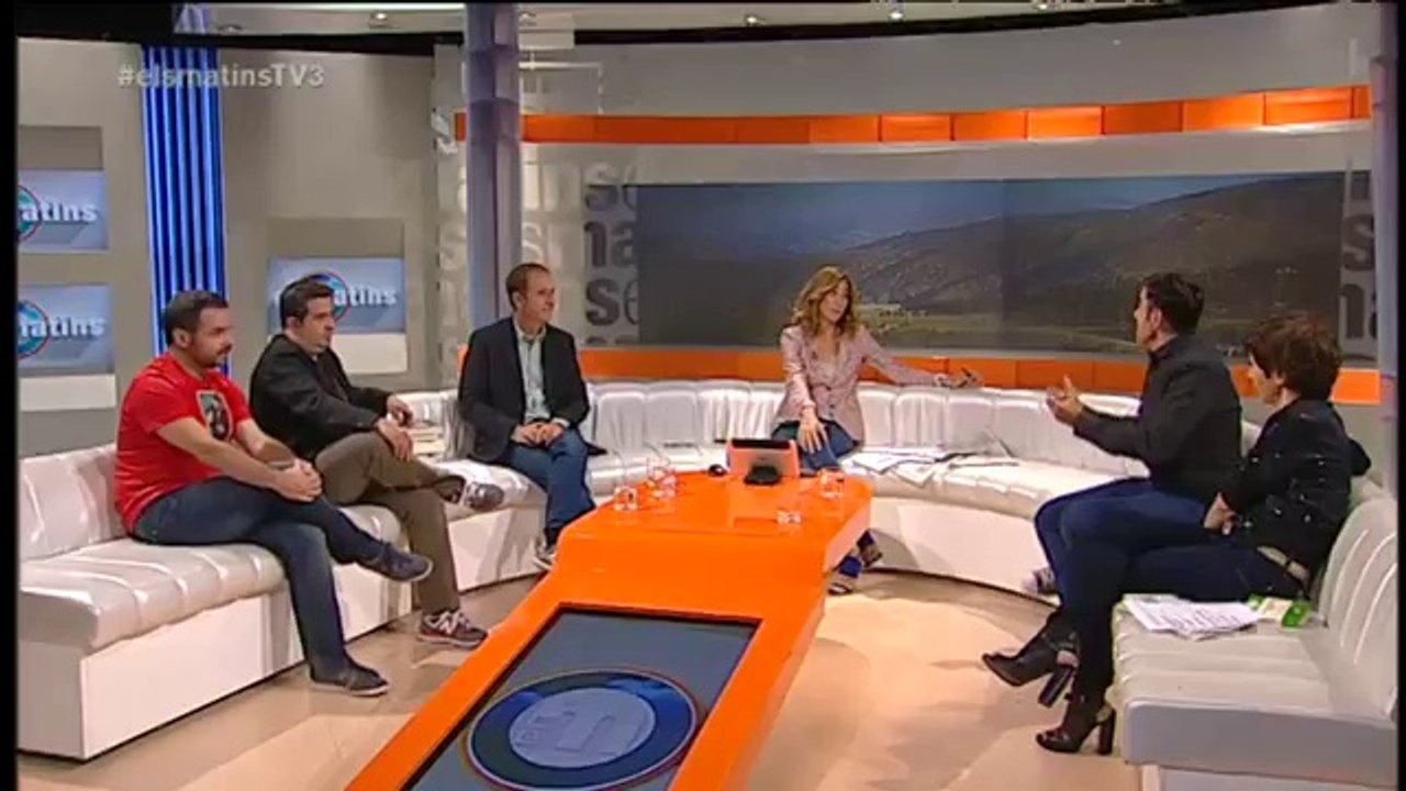 TV3 - Els Matins - Assaig de "Caiguda lliure" al Mercat de les Flors