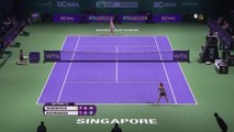 WTA Finals: Sharapova bt Radwanska (7-5 6-7 6-2)