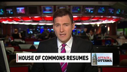 Ottawa : le parlement l'ovationne pour son geste héroïque