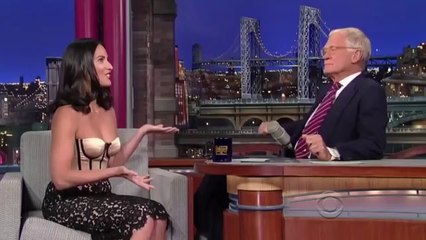 Olivia Munn on David Letterman 27 August 2013