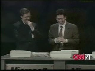 Bill Gates - Win 98 crash on live