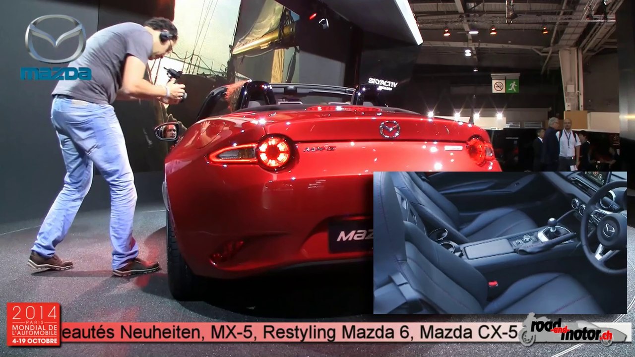 Mondial Paris 2014 Mazda erscheint mit dem neuen MX-5