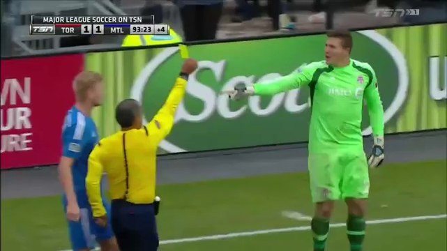 Injured soccer player miraculously treat by goal keeper of the other team