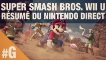 Super Smash Bros. Wii U : résumé du Nintendo Direct