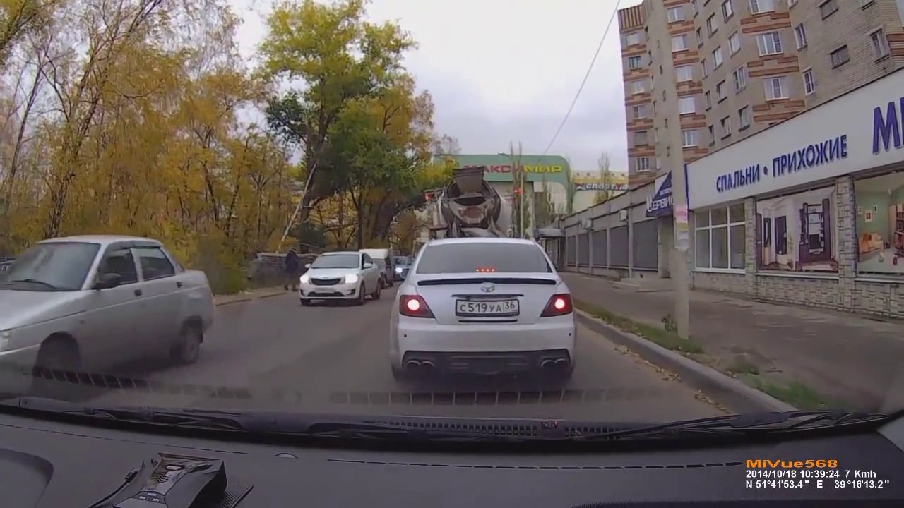 Truck Falls Down Sinkhole