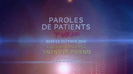 Remise de Prix Talents de Patients 2014 (1ère édition)