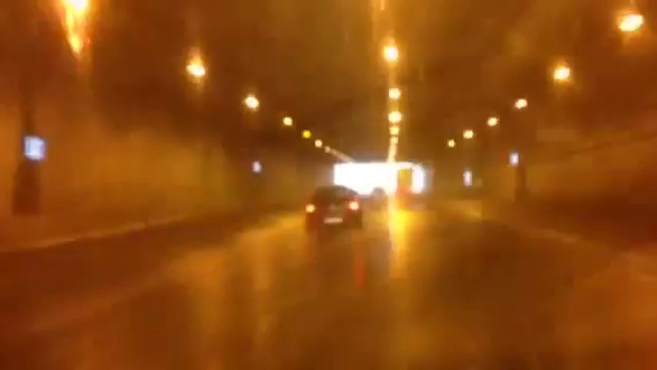 Καταρρακτώδης βροχή στην Αττική Οδό