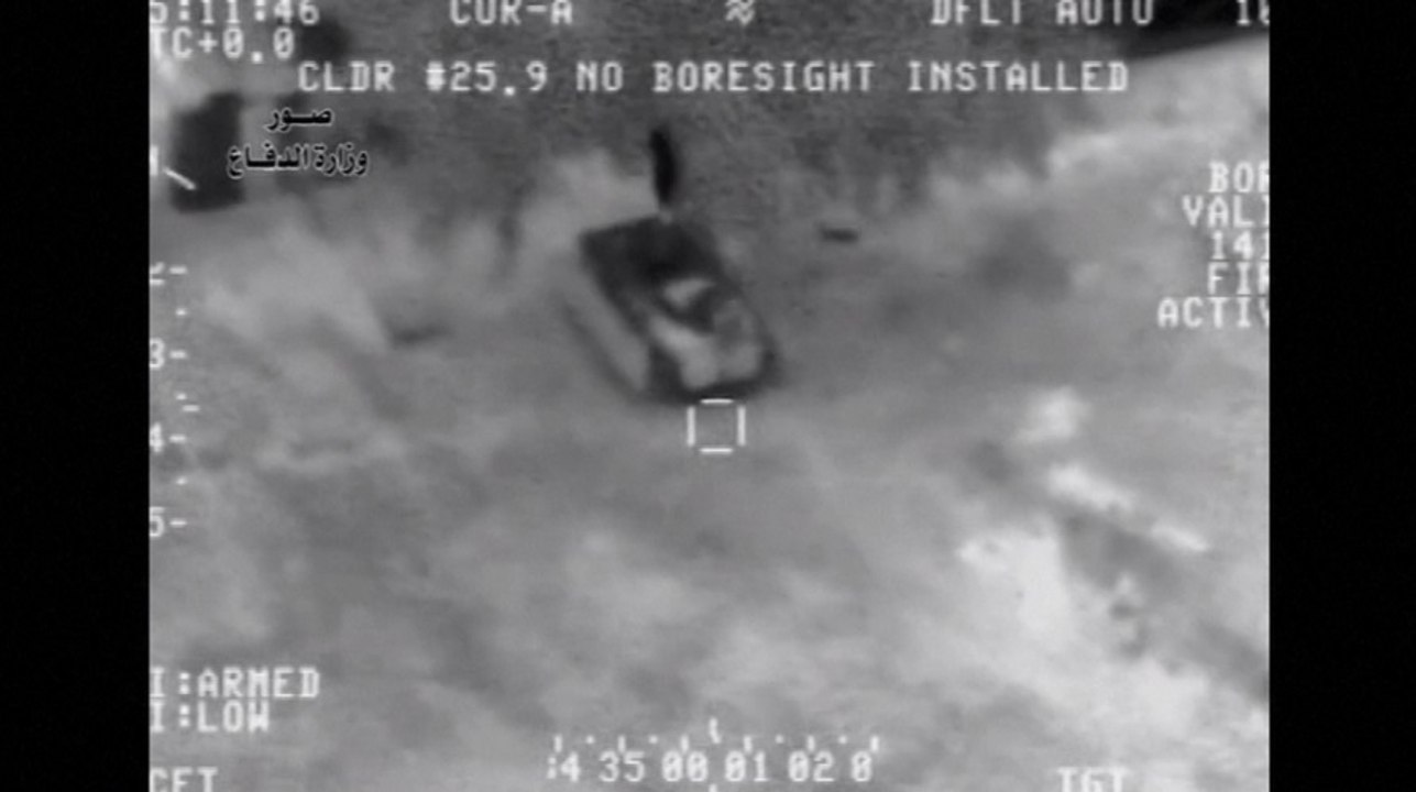 Les frappes sur l'Etat islamique vues du ciel