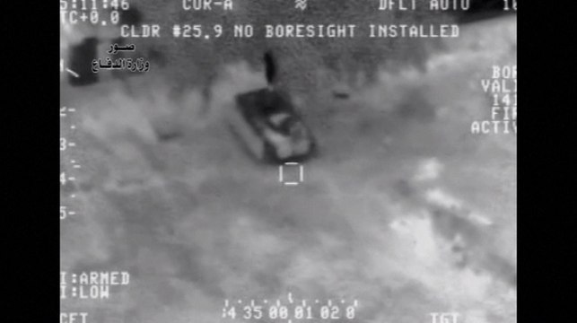 Les frappes sur l'Etat islamique vues du ciel