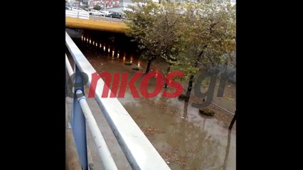 ΒΙΝΤΕΟ-Πλάνα από την υπόγεια διάβαση στη λ.  Αθηνών