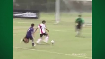 Erik Lamela mostra habilidade desde os tempos de River