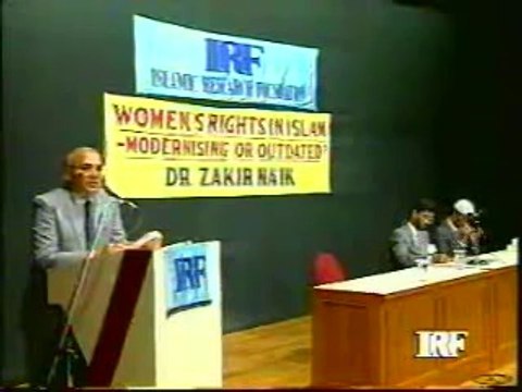 ZAKIR NAIK (WOMENS RIGHT IN ISLAM-MODERNISING OR OUTDATED) 1 of 4 Kams