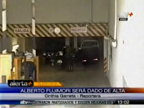 Alberto Fujimori fue dado de alta y retornó a la Diroes