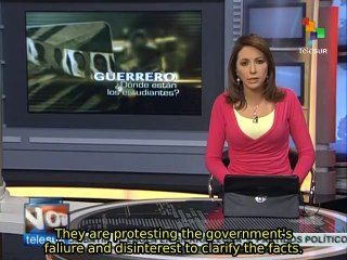 Guatemalans express solidarity with missing Mexican students