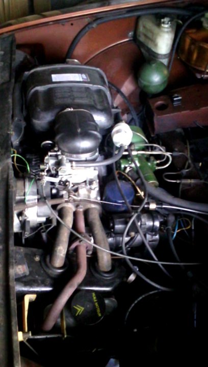 Démarrage à froid Citroën GS Pallas 1977