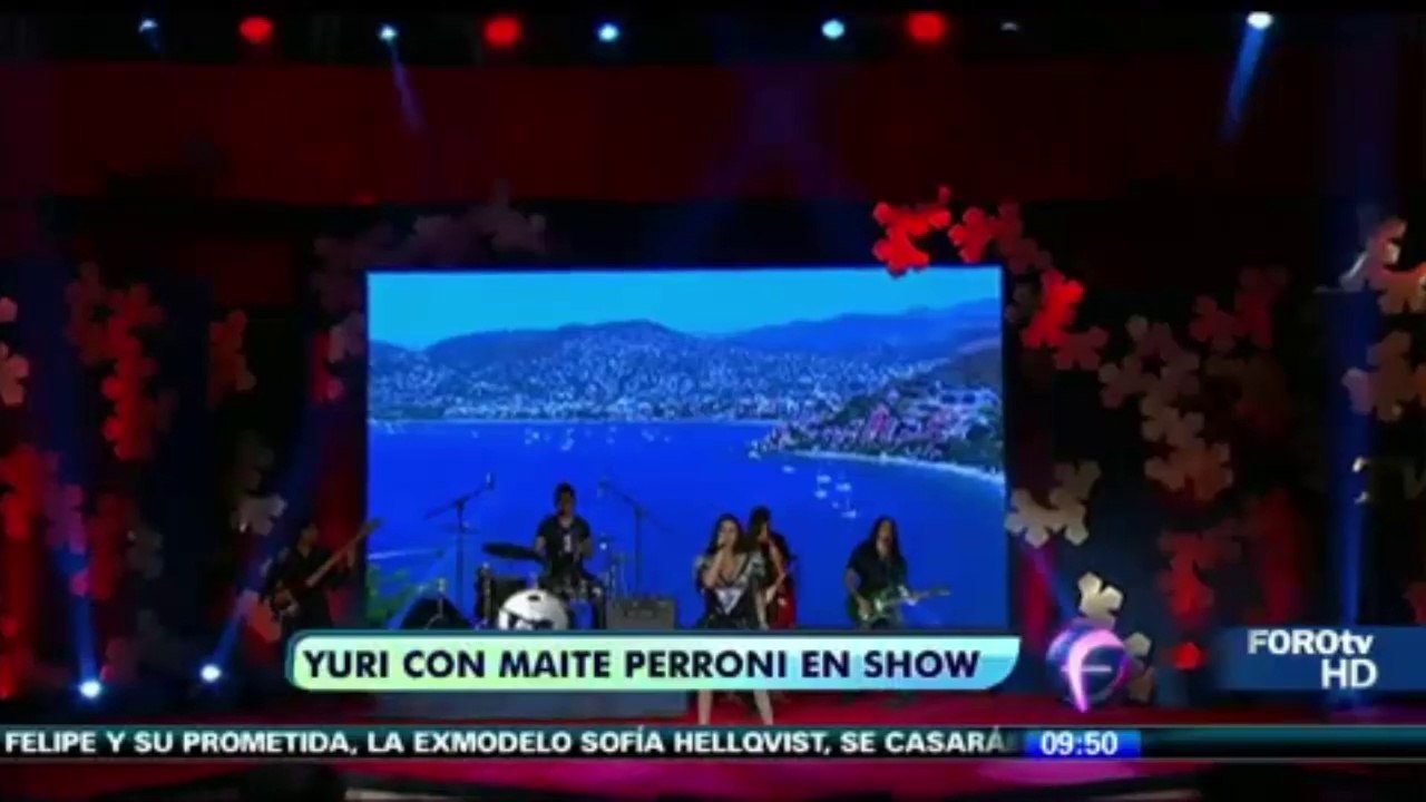 Yuri prepara sorpresa con [@MaiteOficial] Maite Perroni para su show
