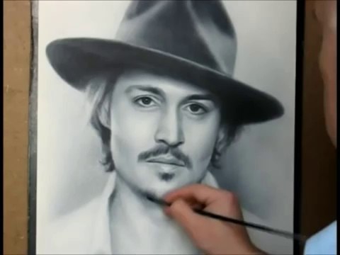 karakalem portre çizim teknikleri YAVAŞ ÇEKİM