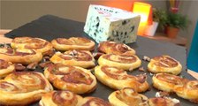 Recette de Palmiers au Roquefort et aux noix - 750 Grammes