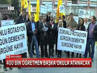 Öğretmenlere Rotasyon 400 Bin Öğretmen başka okula atanacak