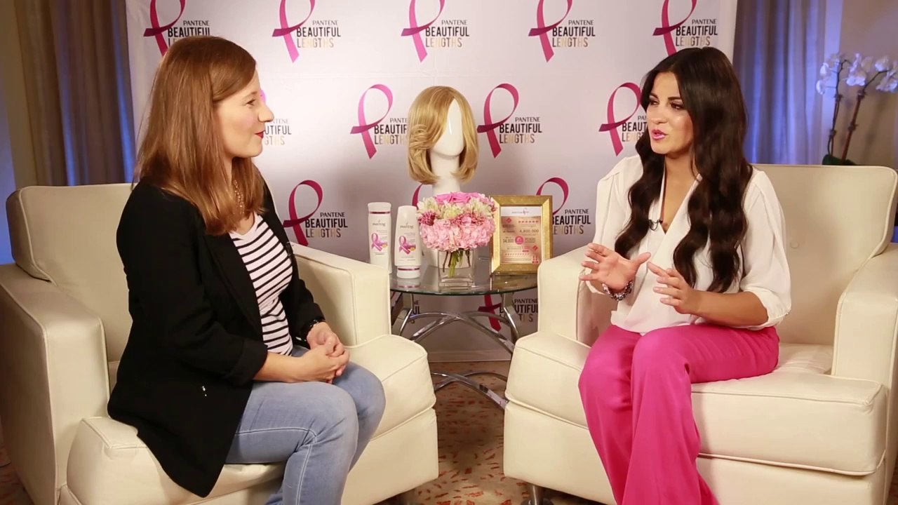 Maite Perroni hablando sobre la donacion de cabello