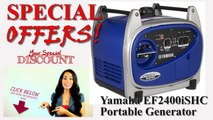 YAMAHA EF2400iSHC PORTABLE GENERATOR DISCOUNTS!  PORTABLE GENERATOR BEST OFFERS!
