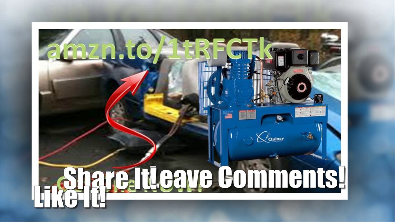 Quincy QT-10 Splash Lubricated Reciprocating Air Compressor|30-Gallon Hor|10 HP||Model# D207Y30HC