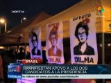 Artistas que apoyan a Rousseff, reiteran respaldo
