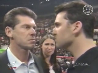 The Corporation w/ Shane & Vince w/ Stephanie In Ring Segment 4/12/99