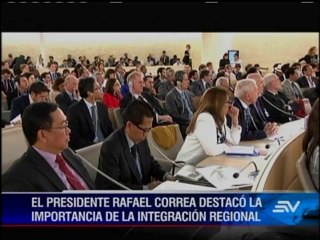 En Suiza, Rafael Correa visitó el Centro Europeo para la Investigación Nuclear