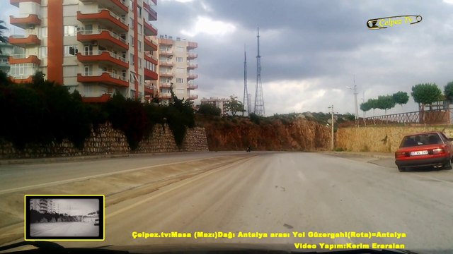 Çelpez.tv:Masa (Mazı)Dağı Antalya arası Yol GüzergahI(Rota)=Antalya