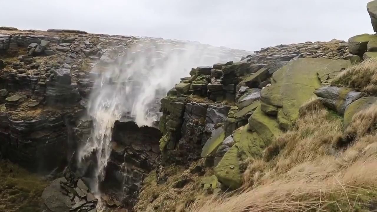 Waterfall but did not fall
