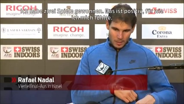 Rafael Nadal's press conference after QF at 2014 Swiss Indoors Basel