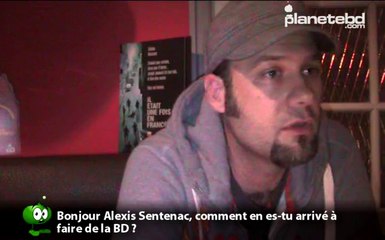 Alexis Sentenac en interview sur PlaneteBD.com