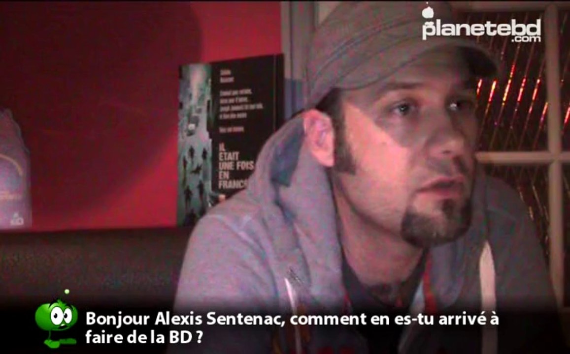 Alexis Sentenac en interview sur PlaneteBD.com