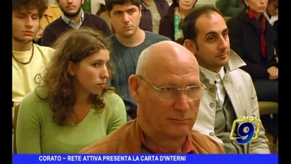 CORATO | Rete attiva presenta la Carta d'intenti