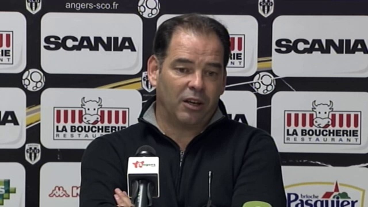 Conférence presse après match Angers SCO - Clermont Foot