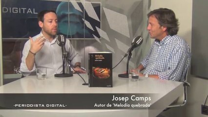 Josep Camps, autor de 'Melodía quebrada'. 24-10-2014