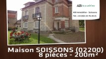 A vendre - maison - SOISSONS (02200) - 8 pièces - 200m²