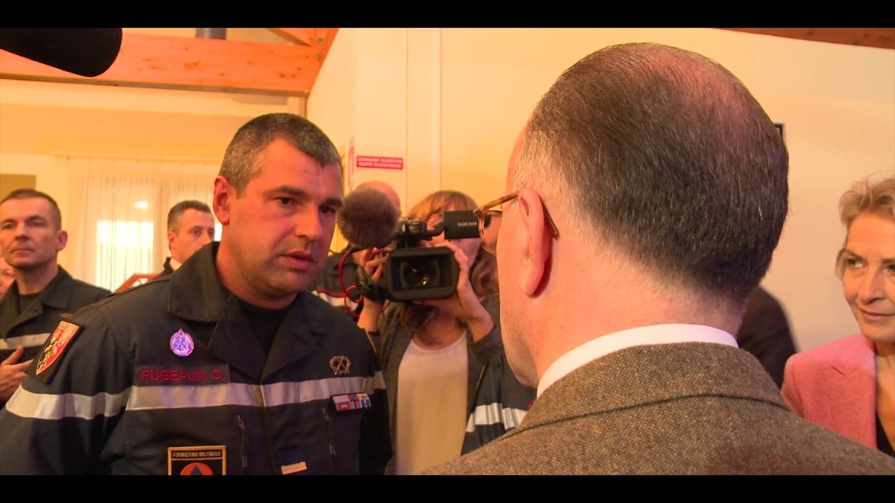 Déplacement de Bernard Cazeneuve à Nogent-le-Rotrou