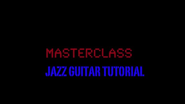 How to play 'Body and soul' Jazz guitar Tutorial