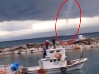 Balıkçıların hortum paniği