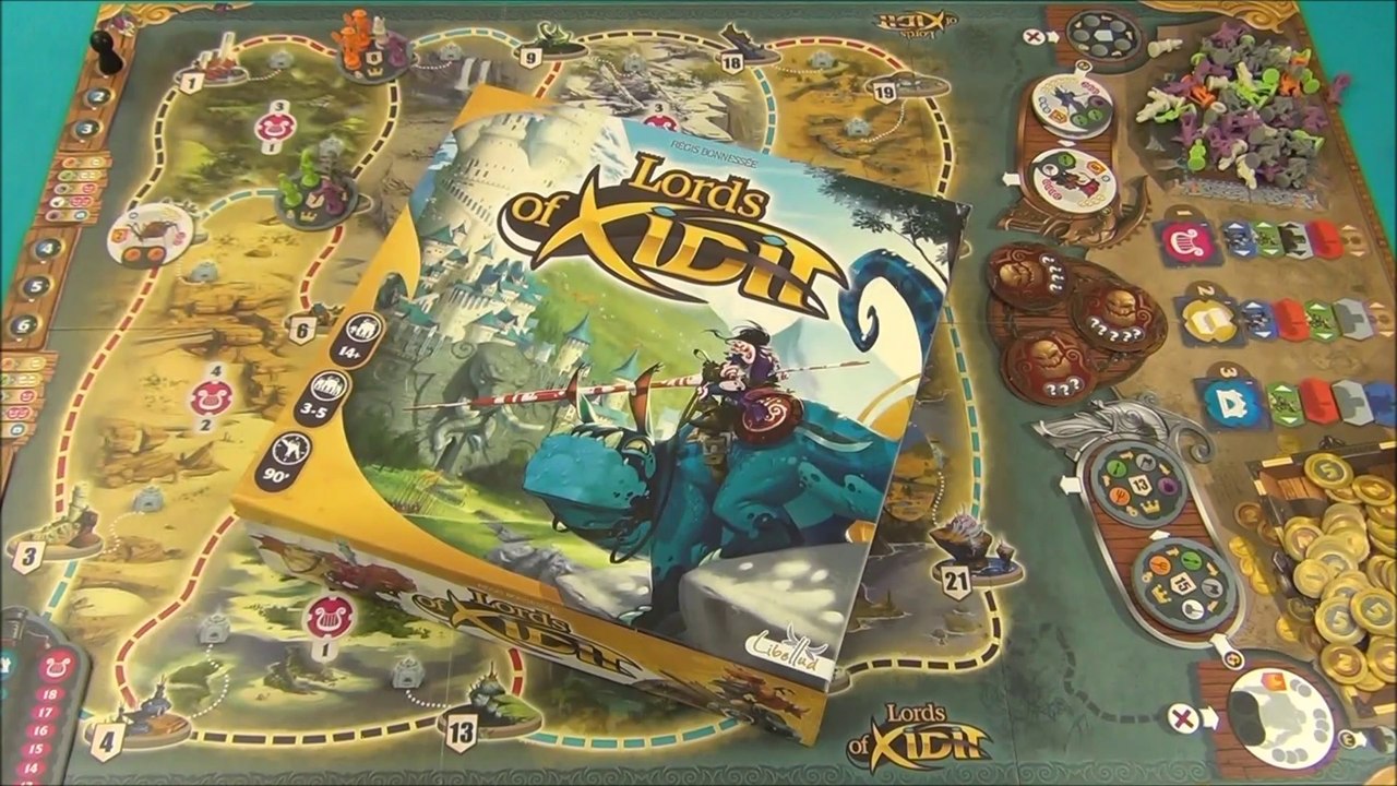 Videorègle #373: Les règles du jeu de société "Lords of Xidit"